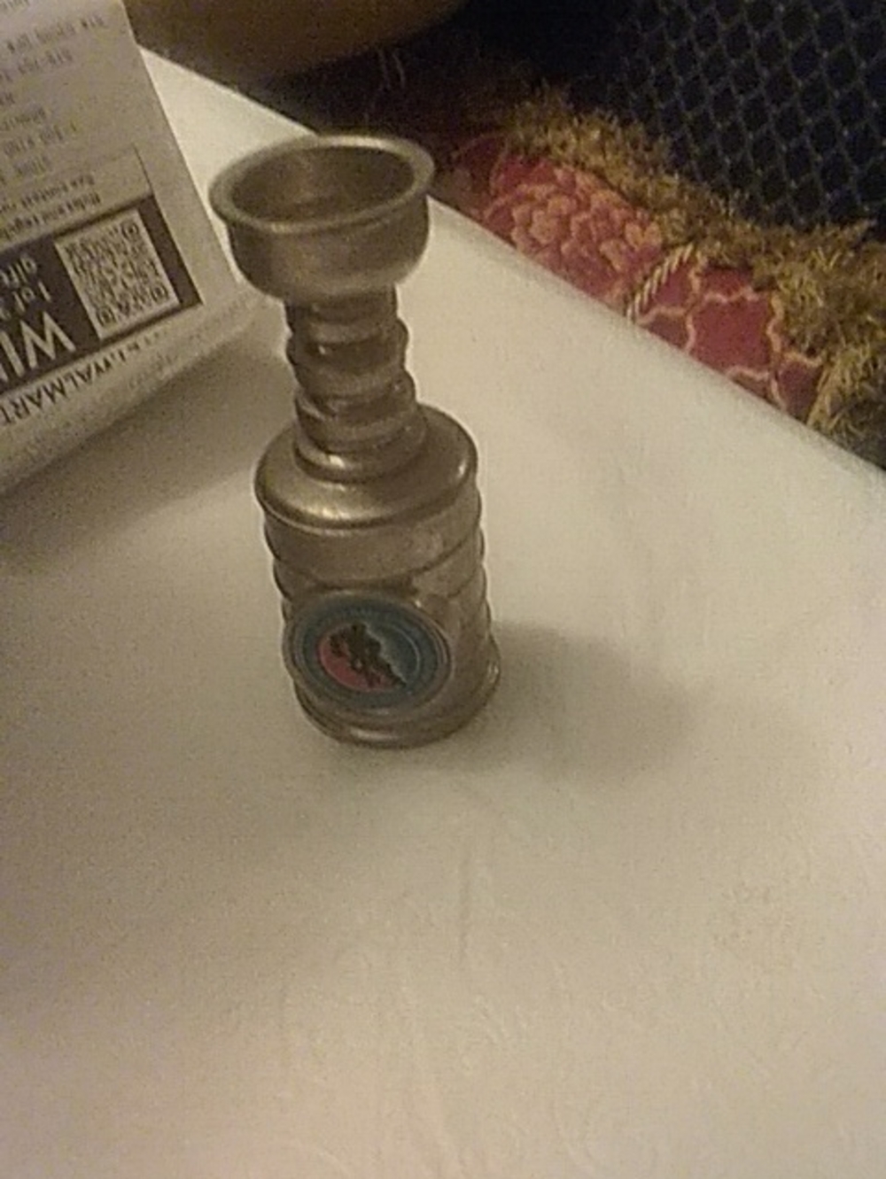 Metal Stanley Cup in Brushed Silver - NHL